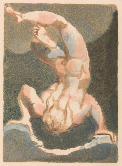 Het eerste boek van Urizen, plaat 14 (Bentley 14) door William Blake